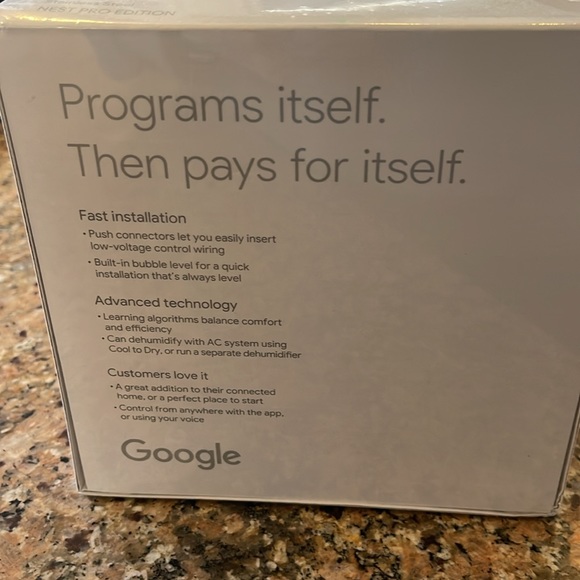 New Google nest learning thermostat - Picture 2 of 3